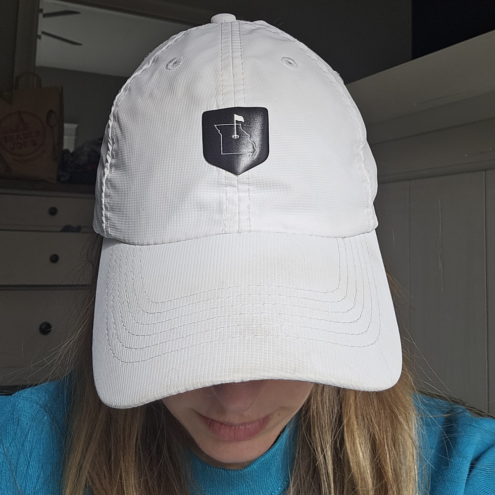 White Golf Hat
